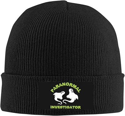 Paranormal Investigator Beanie Hat Winter Warm Skull Beanie for Men Women