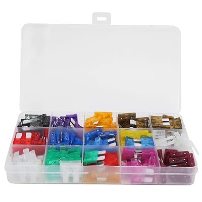 150PCS Car Blade fuze Set, 2 40Amp Assortment, ABS Material, Transparent Box, Anti, Insulation, Fire Prevention, Reliable Protection for Automotive