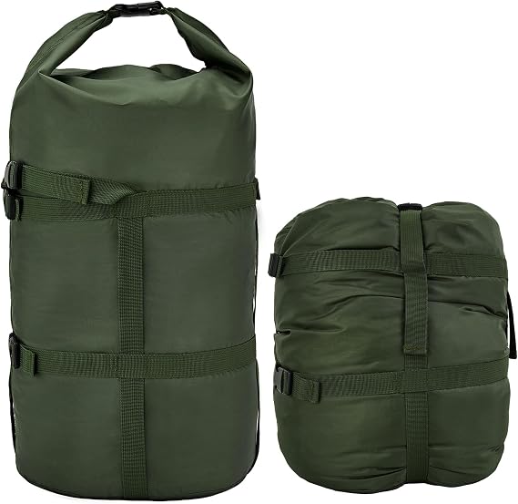 Compression Sleeping Bag 20L/45L Fabric Sleeping Bag Organizer for Clothes Camping Hiking Backpacking