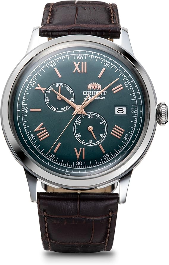 Orient ORIENT Bambino automatic winding wristwatch, mechanical, automatic, green, Classic