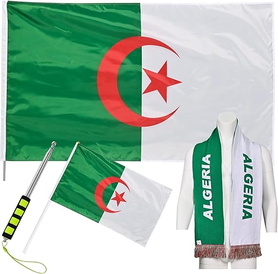 JAY CROFT Scarf Knitted Unisex Sports World Cup Warm, Soft Thick Country Body Hand Flag Flagpole, Football Outdoor 2026