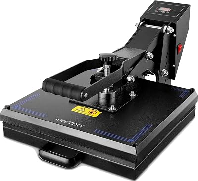DREAMVAN Heat Press Machine 15x15 Pro Heat Transfer Machine Industrial Digital Clamshell Tshirt Pressing Printer Sublimation Heat Press for T Shirts Transfer Craft Shirt Heat Press