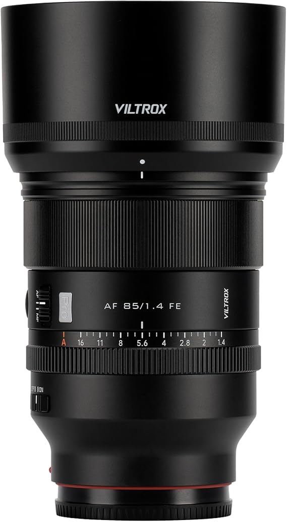 VILTROX 85mm f1.4 Pro FE Lens, AF 85mm f/1.4 FE for Sony E-Mount, Portrait Lens for Sony FE a7iv a7c ii a7rv a9iii zve1 fx3 ev-e10 ii a6700 a6600