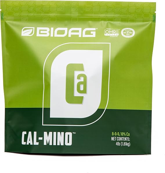 BioAg Cal-Mino Organic Calcium Fertilizer, Amino Acid Complexed Calcium (4 lbs)