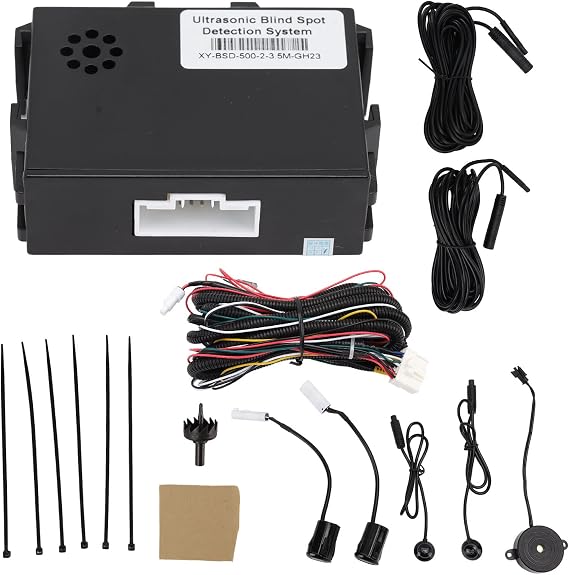 Acouto Blind Spot Detection System Kit Car Blind Spot Monitoring System BSD Distance Assistant Lane Changing Warning Reversing Driving Assistance Sensor
