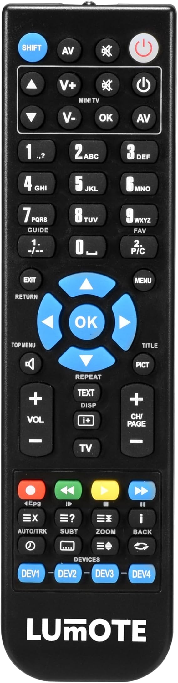 Replacement Remote Control for LUXMAN TP117 Standard v1