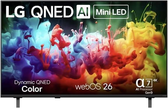 LG 50QNED75BUA 50" Mini LED Smart TV with 4K AI Super Upscaling (2026)