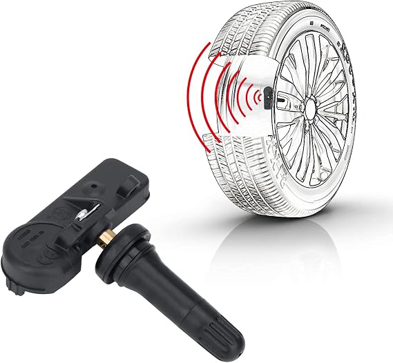 56029398AB 433MHz Tire Pressure Monitoring System(TPMS) Sensor Compatible with Jeep Grand Cherokee Wrangler Dodge Charger Challenger Journey Chrysler Town Country FIAT 500 Ram 1500 2500 3500 4500 5500