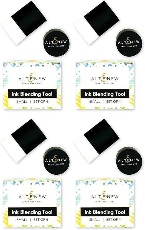 Altenew Small Ink Blending Tool Bundle, 16-Piece Bundle, (4 Sets of 4 Tools), Blending Brush Tools for Stamping, Scrapbooking, Arts & Crafts