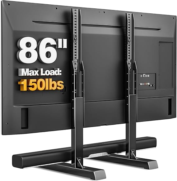 Table Top TV Stand for Most 37 to 86 Inch LCD/LED TVs Max VESA 800x600mm