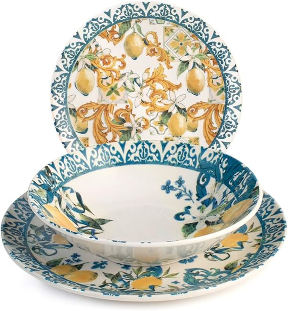 H&h Sicily Stoneware Table Service