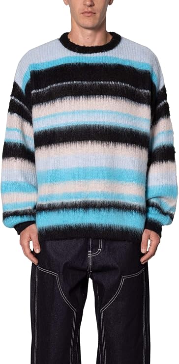 mnml Men's Mnml Men's Oversized Water Striped Sweater
