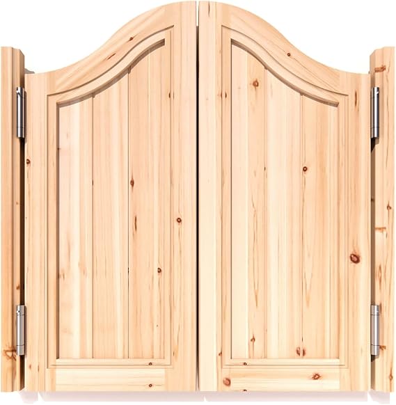 Swinging Doors Saloon Doors Interior Solid Wood Swing Door 32" 34" 36" 38" 40" 42" 44" 46" Width Porch Entrance Partition Doors Two-Way Open Saloon Doors for Kitchen Hallway Bar(33"x36")