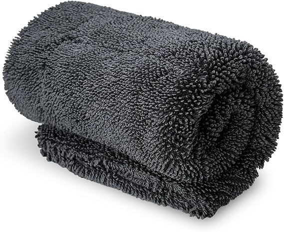 Car Microfiber Towels, 11.8" 11.8" Ultra Absorbent Drying Towel Twisted-Loop Detailing Cloth, 1200GSM Thick Cleaning Cloth Scratch-Free Quick Dry Towel for Car Truck SUV