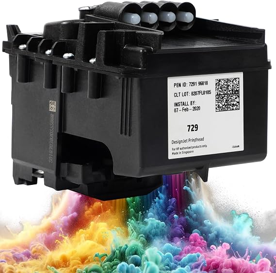 729 Printhead for hp DesignJet T830 MFP & T730 Large Format Plotter Printers,729 Printhead Replacement Kit