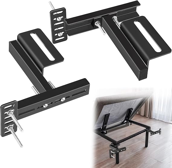 Headboard Bracket Kit for Adjustable Bed Base / Metal Bed Frame | Footboard Extension Kit for Twin, Full ,Queen ,King Size Bed