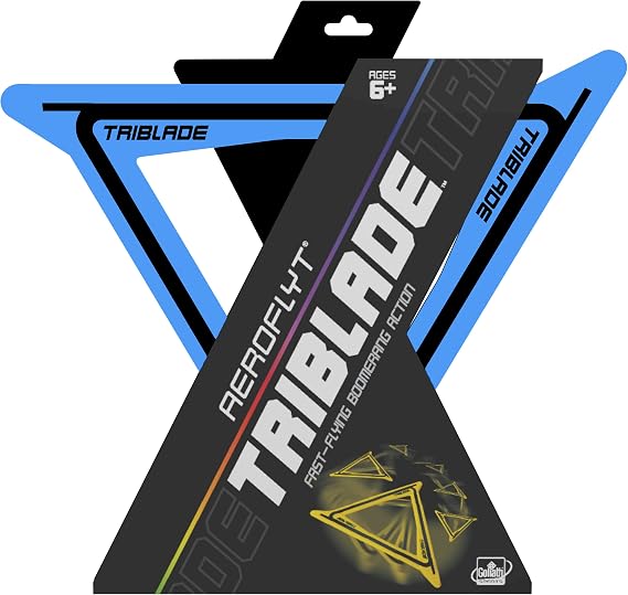Wahu Goliath Sports Aeroflyt Triblade Blue Fast Flying Boomerang Action (8528)