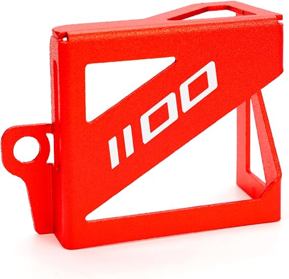 Compatible with Africa Twin CRF1100L DCT CRF 1100L Adventure Sports ES 2019-2023 2024 2025 CNC Motorcycle Rear Brake Fluid Reservoir Cover Guard (Red)
