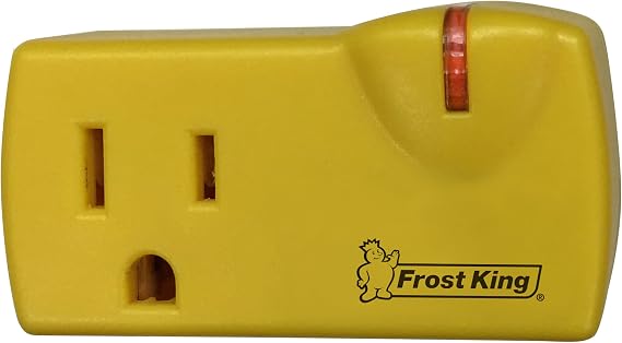 Frost King 099000 Self-Regulating Thermostat for Heat Cable Kits , Black
