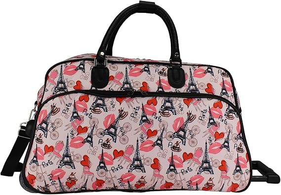 World Traveler 21-inch Carry-on Rolling Duffel Bag