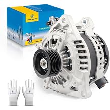 Ezexpreze Alternator Compatible with Ford F-150 F150 2015-2020 5.0L V8, 12V 240A 6-Groove Pulley Clockwise, OE# 44000 42103 FL3T10300JA FL3Z10346G HL3710300FA HL3Z10346F 1042110081 1042110080