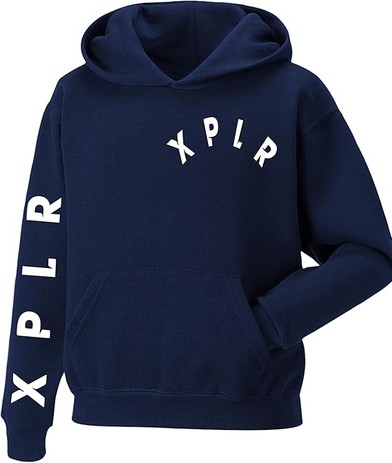 Daily Apparel Sam and Colby XPLR Merch Hoodie Long Sleeve Sweatshirt Casual Pullover Hoodies Unisex Tops for Uk Mens/Women/Kids Hip Hop Casual Streetwear for Fans