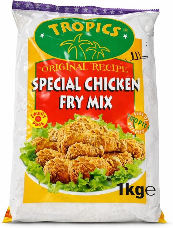 Tropics Special Fry Mix Original Recipe Premium Mild Chicken Fry Coating Mix | Crispy Southern Style Fried Chicken Breading Available in 1kg & 2kg Packs (1kg)