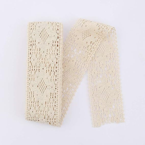 Cotton Crochet Cluny Lace Vintage Trimming (645) 5 Yards