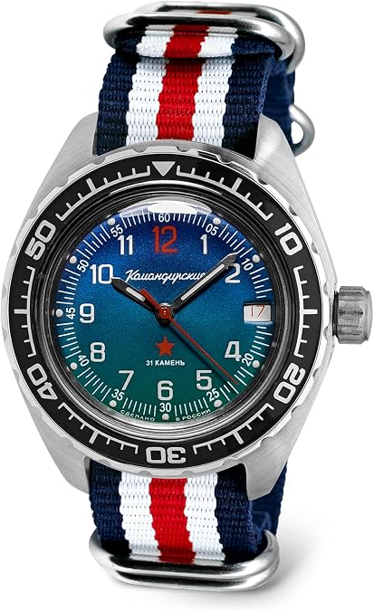 VOSTOK | Komandirskie 020711 Automatic Self-Winding Diver Wrist Watch