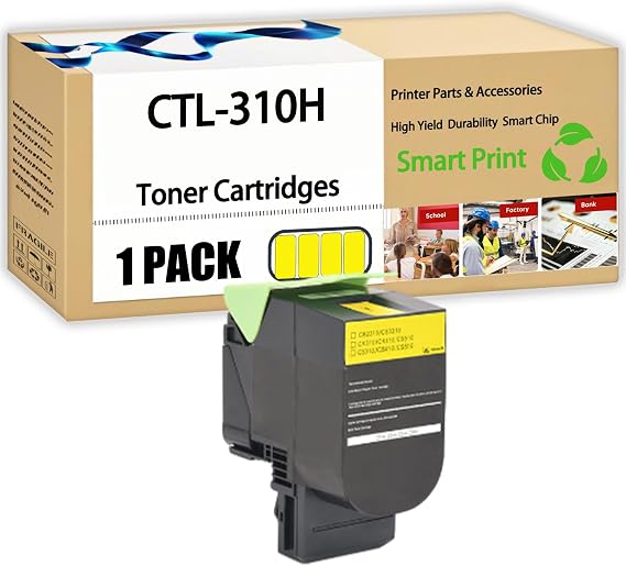 Compatible for Pantum CTL-310H Toner Cartridges CM7107DN CP2507DN Printers, High Yield 8500 Pages, with Chip (1 Pack Yellow)