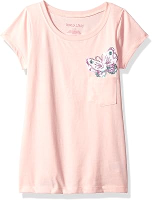 Colette Lilly Girls Short Sleee Sequin Tee