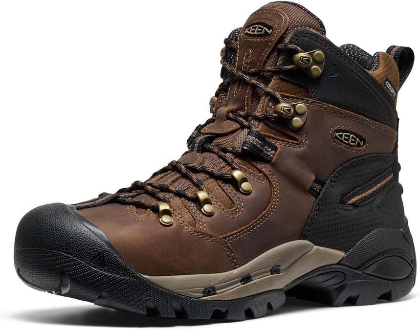 KEEN Utility Men's Pittsburgh 6" Leather Waterproof Steel Toe Work Boots