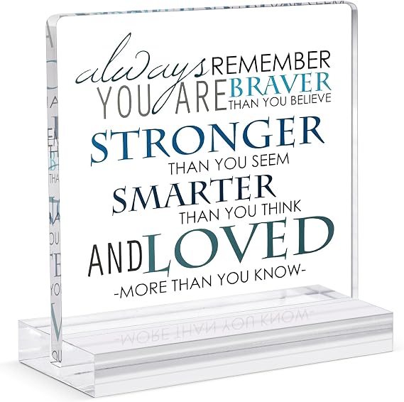 LukieJac Motivational Gifts For Women Encouragement Gifts Cheer Up Gifts For Women Friend Congratulations Gifts Proud Of You Gifts For Her Believe Sign Inspirational Gifts