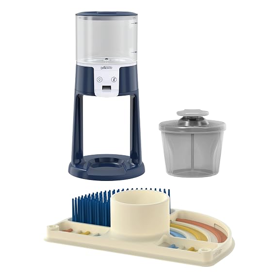 Dr. Brown's Baby Feeding Bundle with Warm Water Dispenser, 2-in-1 Drying & Prep Mat, and Portable Formula Dispenser