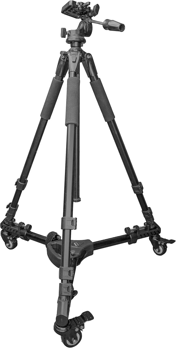 Ultimaxx Professional Heavy Duty Tripod Dolly with Adjustable Wheels for All Cameras and Camcorders