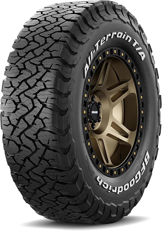 BFGoodrich All-Terrain T/A KO3 Car Tire for Light Trucks, SUVs, and Crossovers, LT255/70R18/D 117/114S
