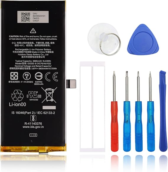 Replacement Battery G025E-B Compatible with Google Pixel 4A 5G GD1YQ G025I with Tools