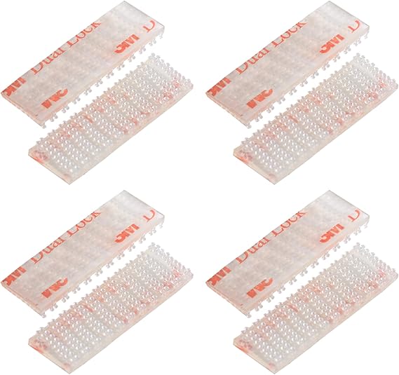 JUMINIZ 8 Pieces EZ Pass Mounting Strips with Adhesive for EZ Pass/iPass Illinois/Sunpass Cars Windshield Toll Transponder Holders Sticky Replacement Double Sided Tape Sticker