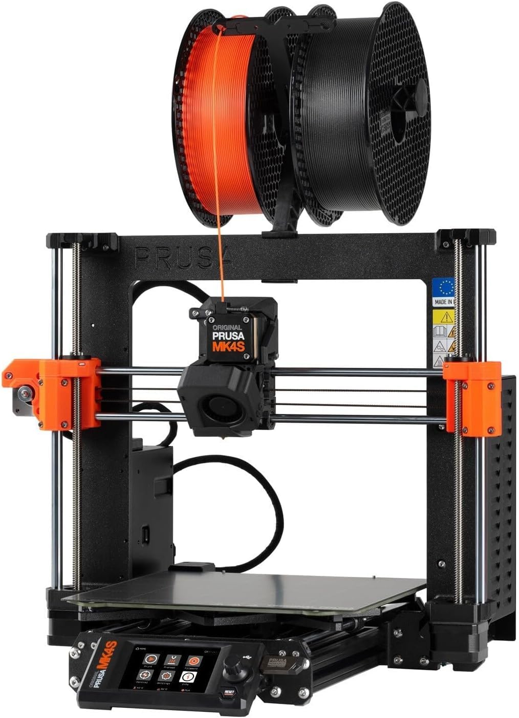 Original Prusa MK4S 3D Printer kit, Removable Print Sheets, Beginner-Friendly 3D Printer DYI Kit, Fun to Assemble, Automatic Calibration, Filament Sample Included, Print Size 25x21x22cm