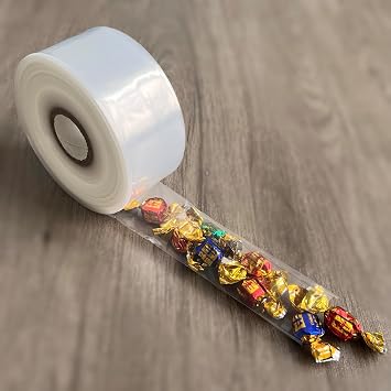 2 Mil Poly Tubing Roll for Packaging and Safe Storage of Food,2"Wx320'L