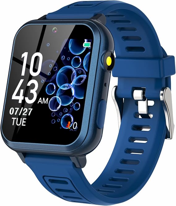 Sedzofan Smart Watch for Kids with 24 Puzzle Games HD Touch Screen Camera Video Music Player Pedometer Alarm Clock Flashlight 12/24 hr Kids Watches Gift for 4-12 Year Old Boys Girls Toys for Kid