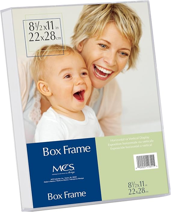 MCS Clear Box Frame, 8.5x11