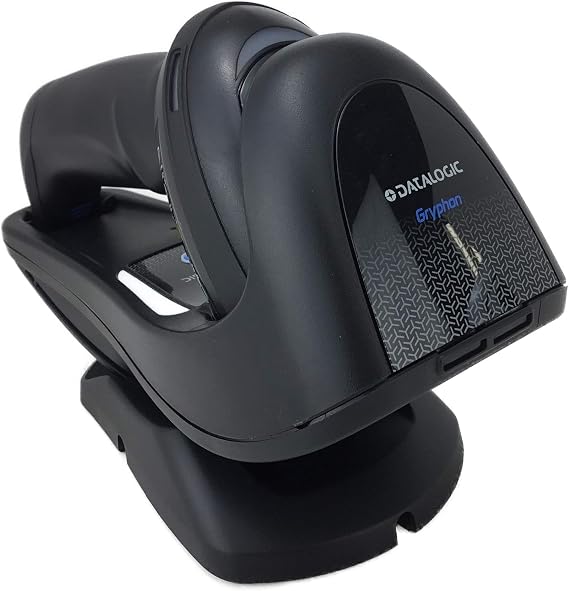 Datalogic Gryphon GBT4500-HD (High Density) Omnidirectional 2D/1D Wireless Bluetooth Barcode Scanner/Imager, Includes Adjustable Cradle and USB Cord