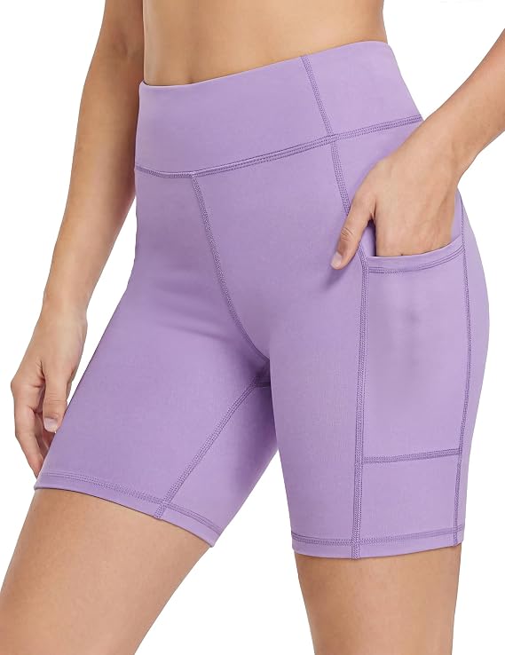 Zaclotre Girls Bike Shorts with Pockets Kids High Waisted Athletic Shorts | Comfy, Quick Dry, Yoga, Dance, Workout, Running, Biker