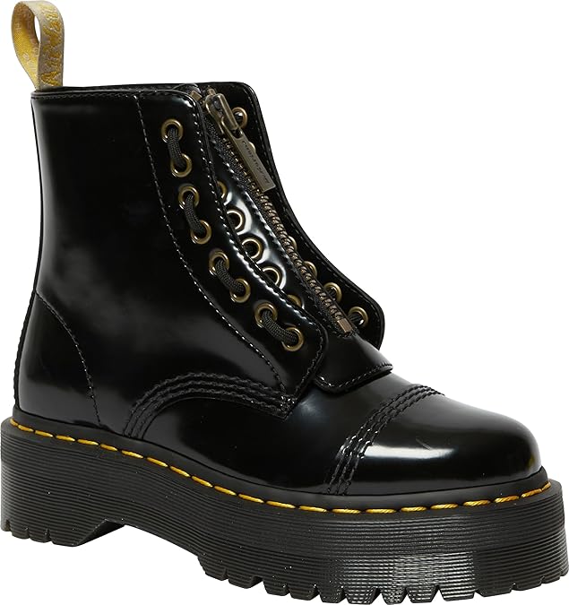 Dr Martens Unisex Jadon Vegan Cherry Red Quad Cambridge Brush Boots