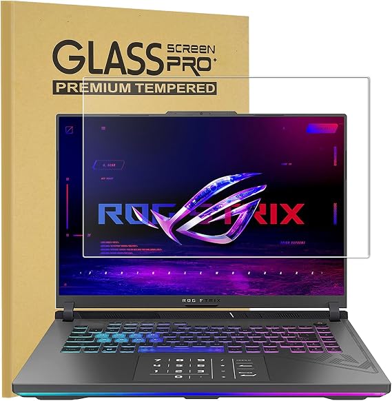 KEANBOLL Tempered Glass Screen Protector Designed for ASUS ROG Strix G16 & SCAR 16-Inch Gaming Laptops (2023-2026 Models: G614, G635, G615, G634) | 9H Hardness, Anti-Scratch, HD Clarity Protection