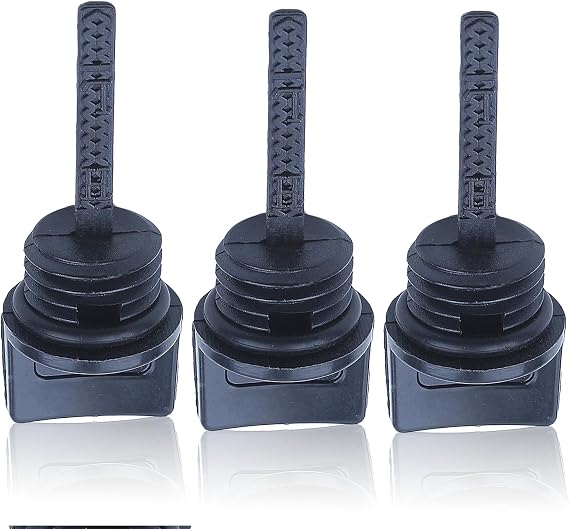 3 Pack Oil Filler Dipstick for Honda GX160 GX200 GX120 GX140 GX110 Engine Generator Lawnmower 15600-ZE1-003, ADEFOL Oil Filler Cap Compatible with Stens 125-692