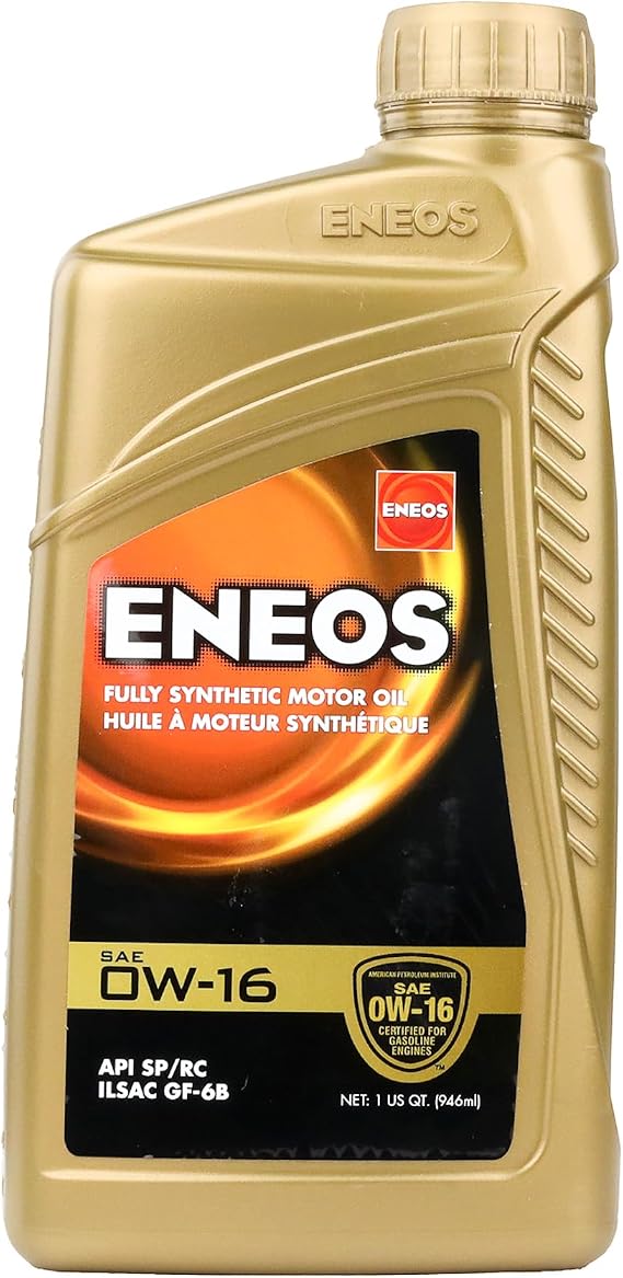 Eneos 3251-300 Full Synthetic Motor Oil, 1 Quart, 1 Pack