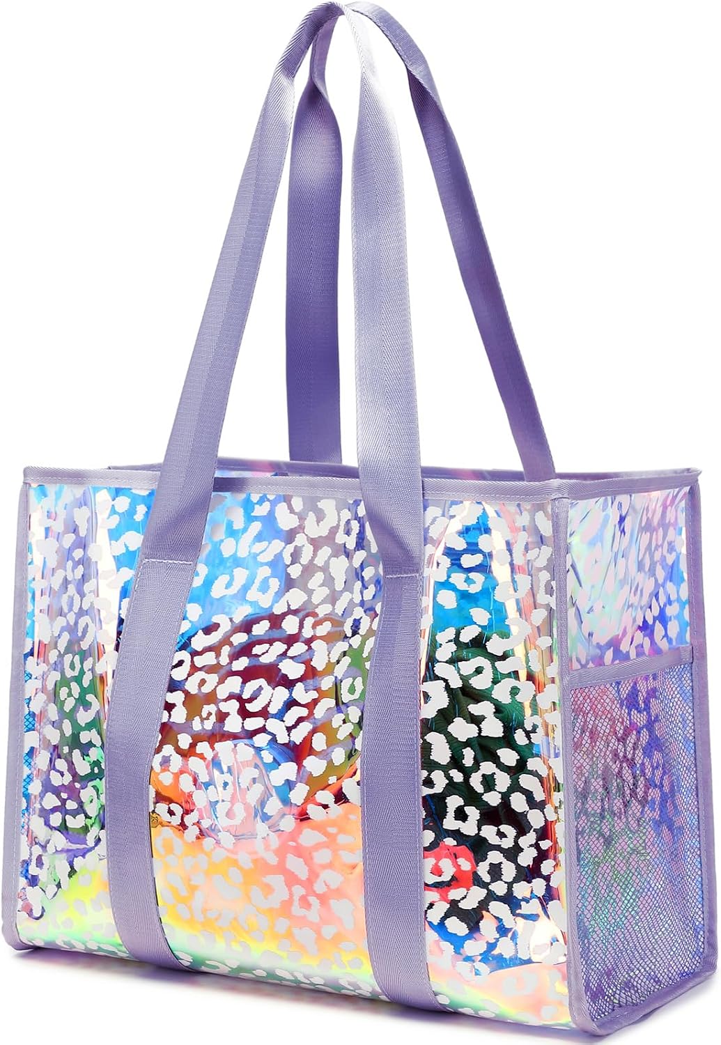JIANYA Beach Bag, Tip-Proof Waterproof Pool Bag Shoulder Bag with Pockets for Work, Travel, Gym, Beach & Pool