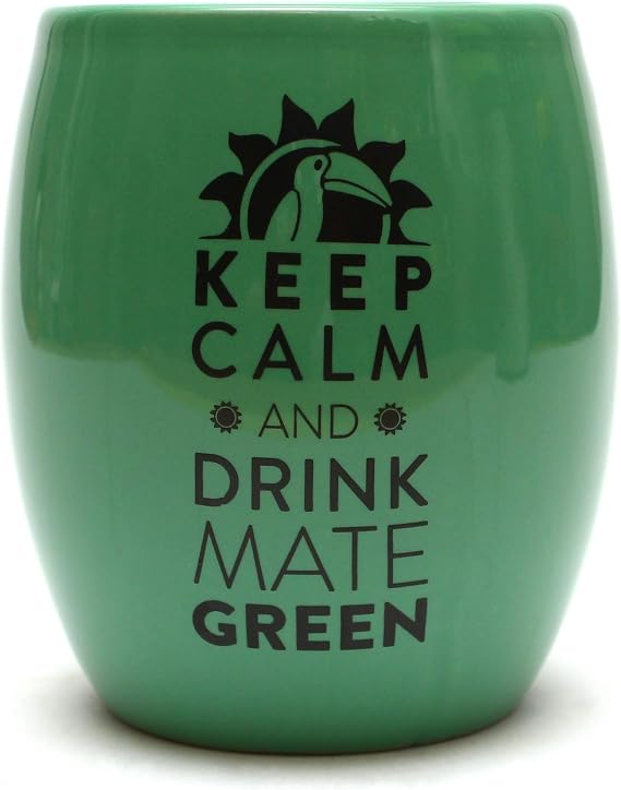 Mate Green Ceramico, green, 10 x 10 x 10 cm